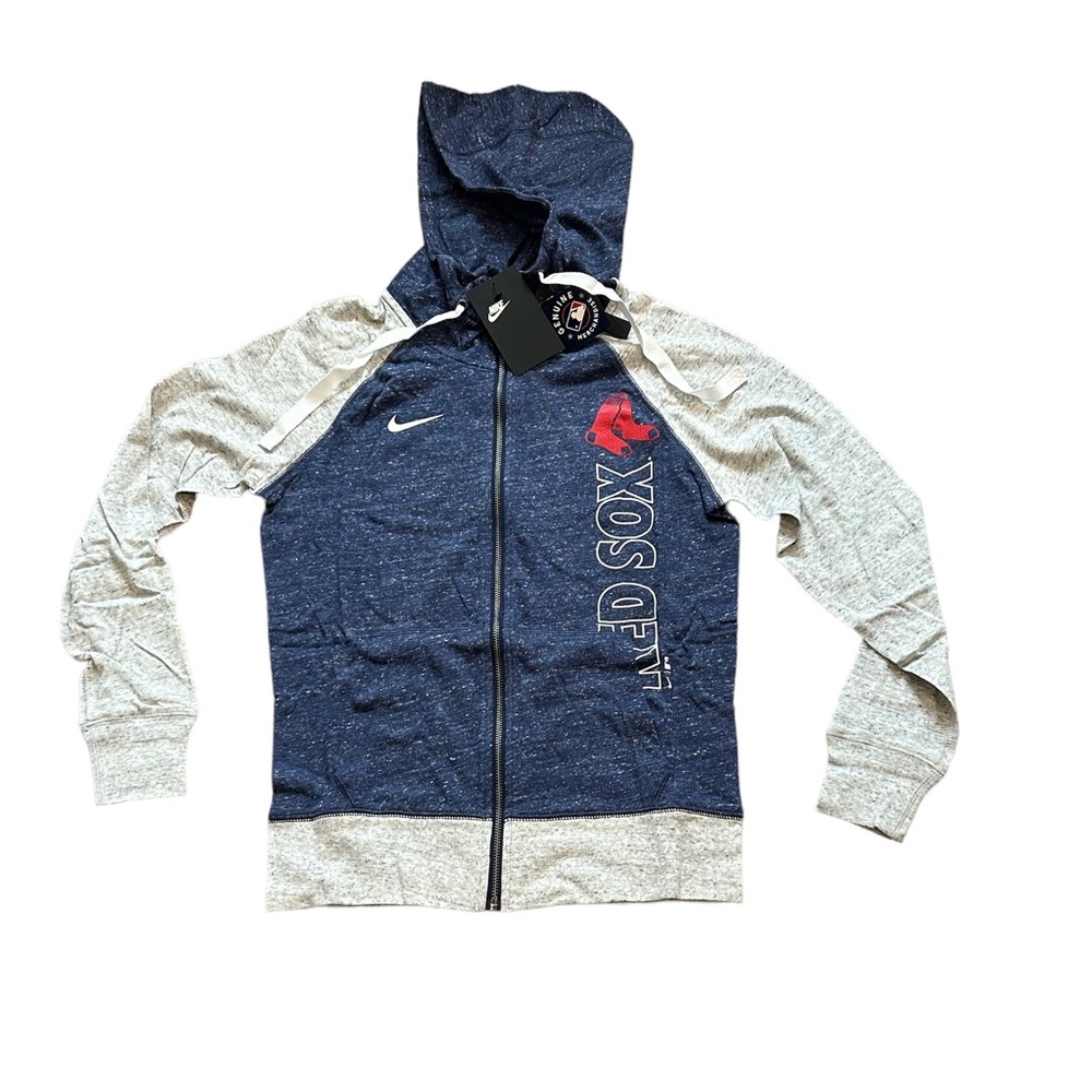 Boston Red Soxs Nike Women’s Full Zip Up Hoodie Sweatshirt